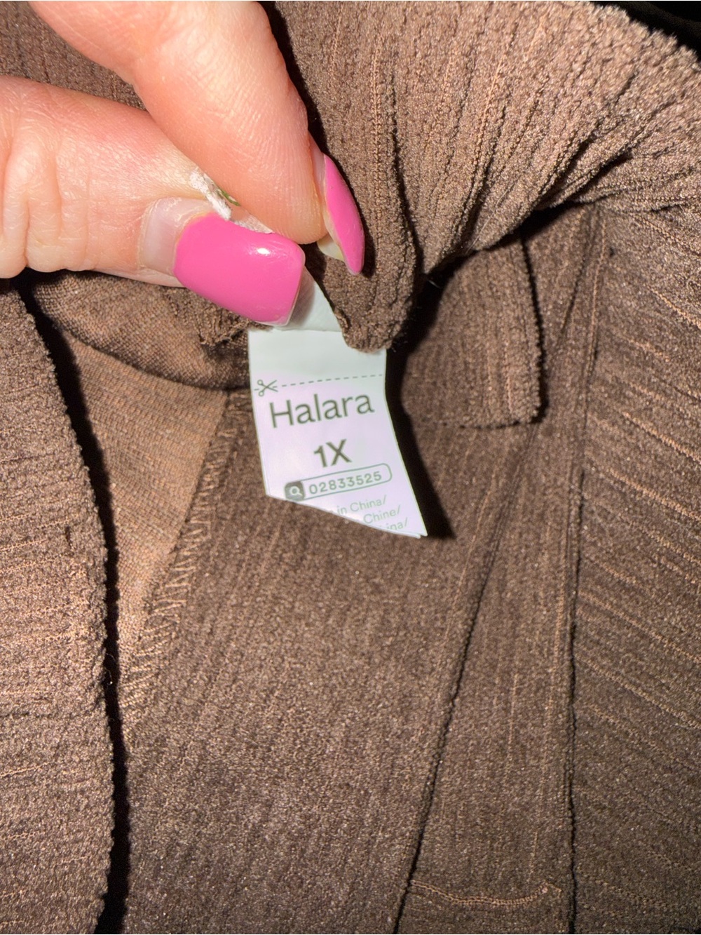 NWOT Halara Mid Rise Zipper Corduroy Casual Pants - Picture 8 of 8